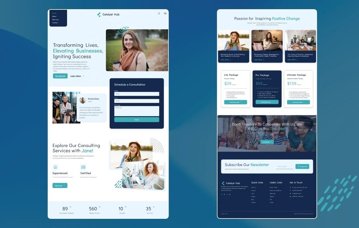 Business Website Development Services by Leadnovix