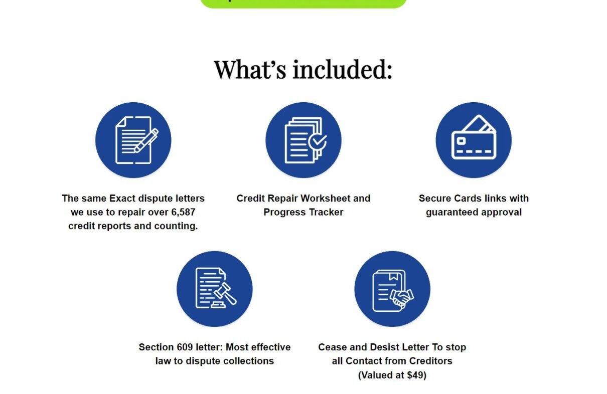 Credit Repair E-Book Funnel Services by Leadnovix
