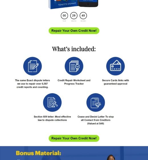 Credit Repair E-Book Funnel Services by Leadnovix