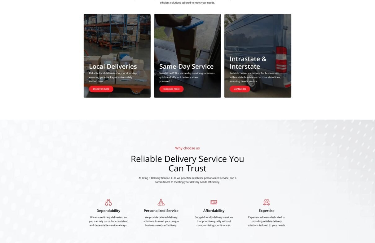 Professional website design and development using WordPress and Elementor