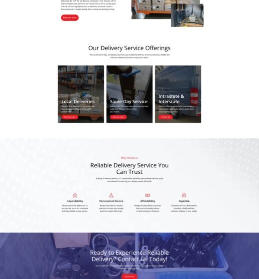 Professional website design and development using WordPress and Elementor