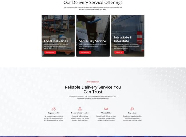 Professional website design and development using WordPress and Elementor
