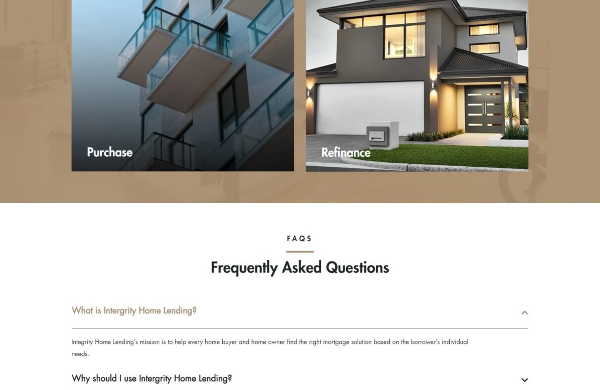 Real Estate Company Website Design with WordPress